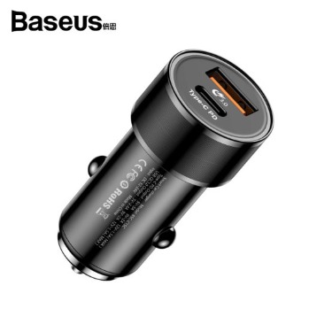 [Baseus] 퀄컴 4.0+ PD 3.0 PPS 차량용 듀얼포트 충전기 (블랙) 차량용품 전문 종합 쇼핑몰 피카몰